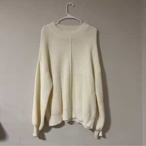 Altar'd State Cream Knit Sweater